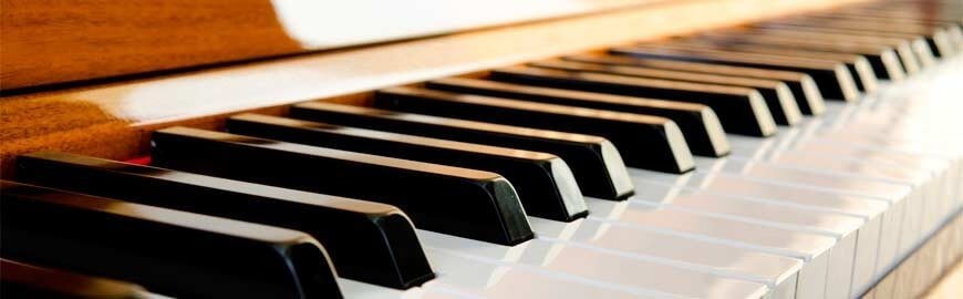 acoustic piano keys